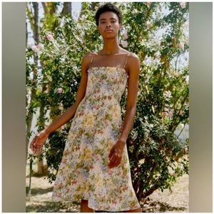 Reformation Sable Midi Dress in Countryside